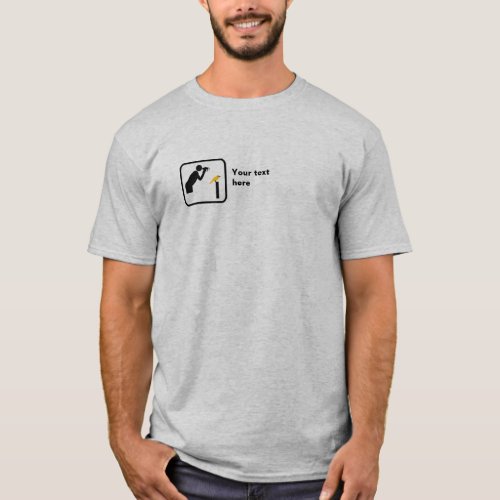 Birder  Bird Watcher Small Logo __ Customizable T_Shirt