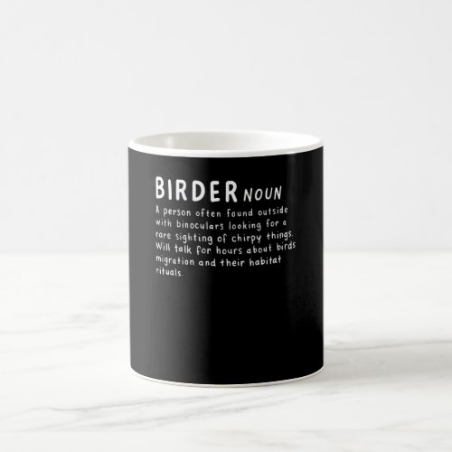 Birder Definition Coffee Mug
