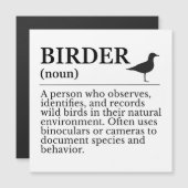 Birder definition - wild bird observer (Front/Back)