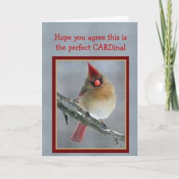 Birder Valentine's Day Card by Considernature at Zazzle