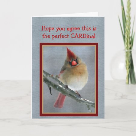 Birder Valentine's Day Card