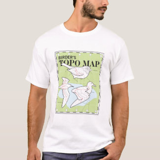 Birder's Topo Map T-Shirt