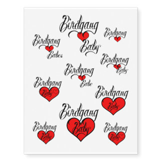 Birdgang Baby! - Temporary Tattoos