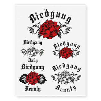 Birdgang Beauty - Temporary Tattoos