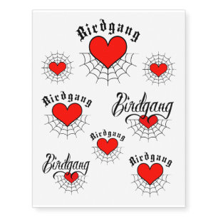 Birdgang Halloween - Temporary Tattoos