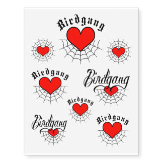 Birdgang Halloween - Temporary Tattoos