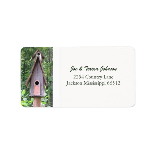 Birdhouse Address Labels | Zazzle.com