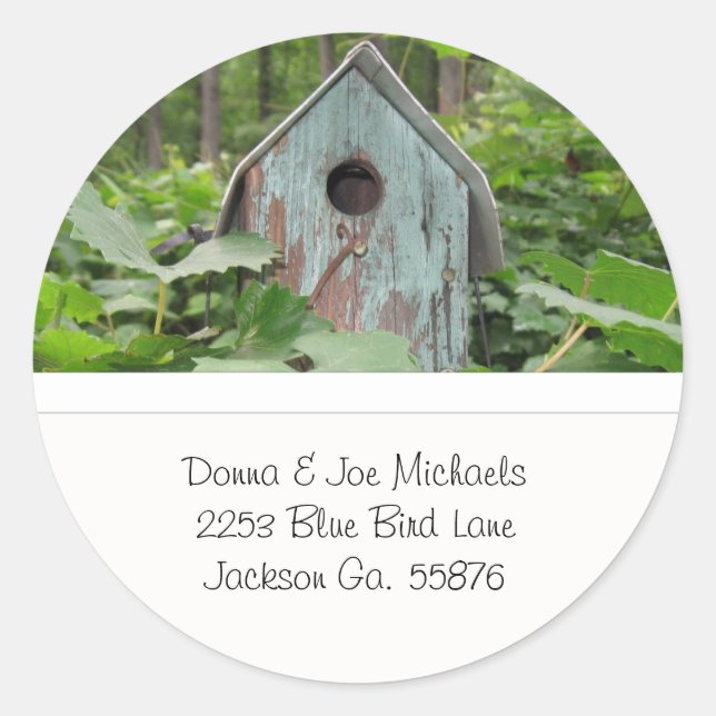 Birdhouse Address Stickers (Front)