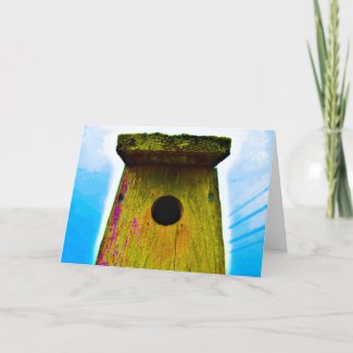 Birdhouse / Art, card