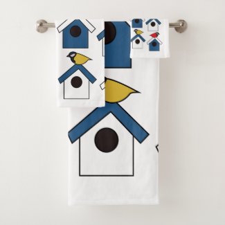 Birdhouse Bird House Colorful Birds Birdhouse