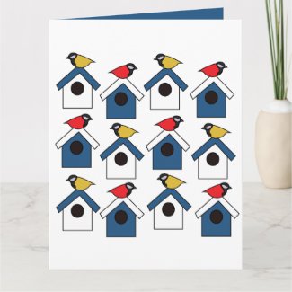 Birdhouse Bird House Colorful Birds Birdhouse