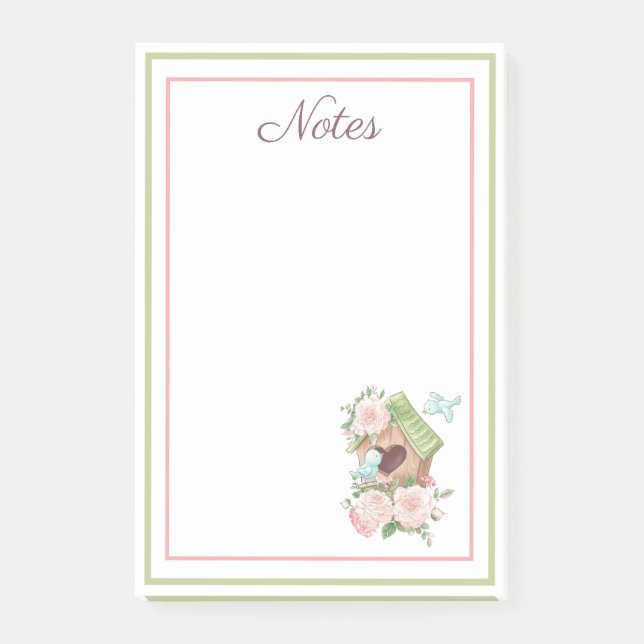 Birdhouse Bird Notes (Front)