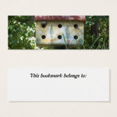 Birdhouse Bookmark (Front & Back)