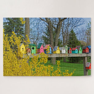 Birdhouse Boulevard Jigsaw Puzzle
