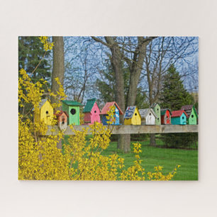 Birdhouse Boulevard Jigsaw Puzzle