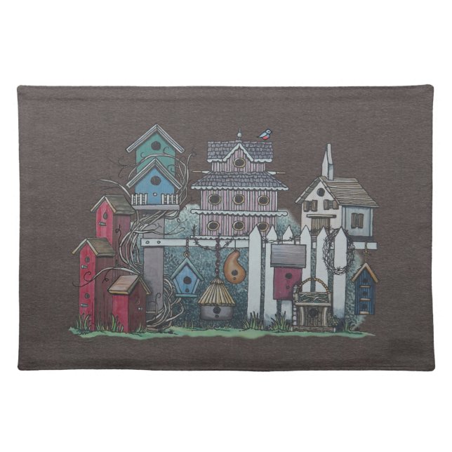 Birdhouse Collection Placemat (Front)