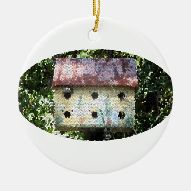 Birdhouse Edited Ornament (Front)