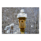 Birdhouse in Winter (Front Horizontal)