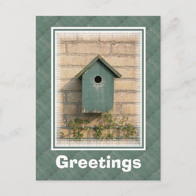 Birdhouse Postcard (Front)
