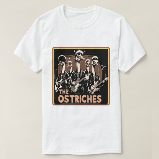 Birdhouse Rock Tee - Ostrich Band  (Design Front)