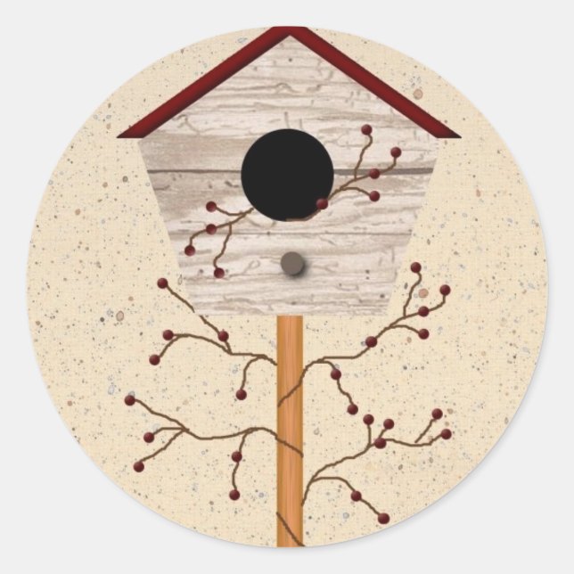 Birdhouse Sticker (Front)