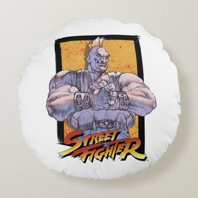 Birdie 2 round pillow (Front)