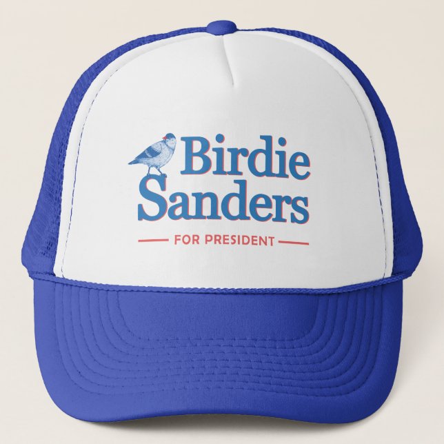 Birdie Bernie Sanders Trucker Hat (Front)