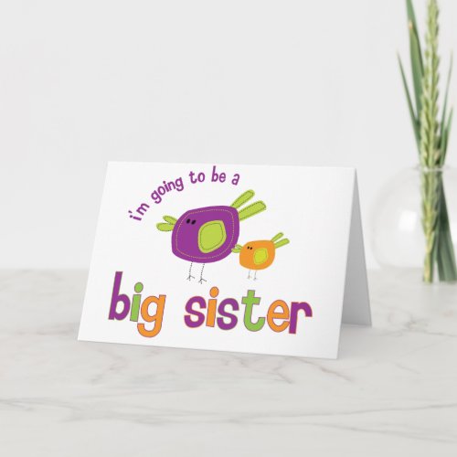 birdie big sister to be announcement