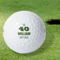 Birdie Birthday Custom Golfer Happy