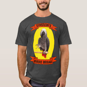 Birdie Brigade African Grey Parrot T-Shirt