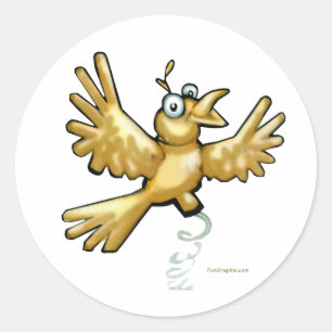 Birdie Classic Round Sticker