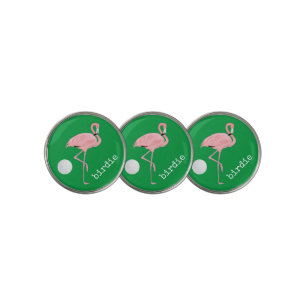 Birdie Flamingo Golf Ball Marker
