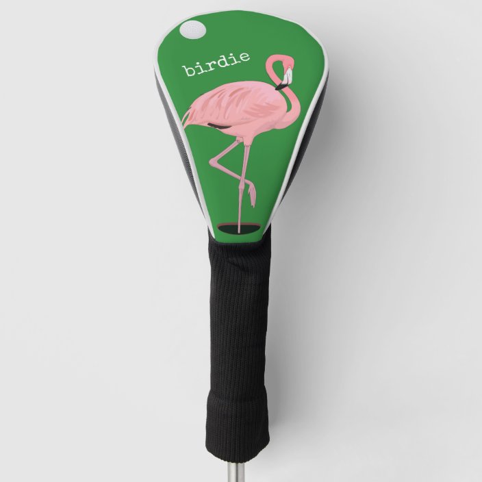 Birdie Flamingo Golf Head Cover | Zazzle.com