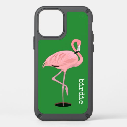 Birdie Flamingo Golf Themed  Speck iPhone 12 Case