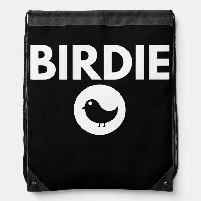 Birdie Golf  Drawstring Bag (Front)