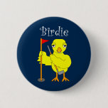 Birdie Golfer Chick Button