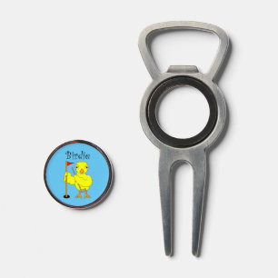 Birdie Golfer Chick Divot Tool