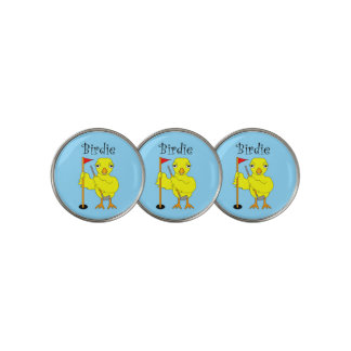 Birdie Golfer Chick Golf Ball Marker