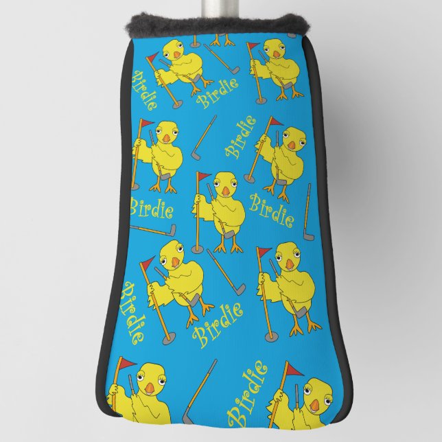 Birdie Golfer Chick Golf Head Cover (Rotate 90)