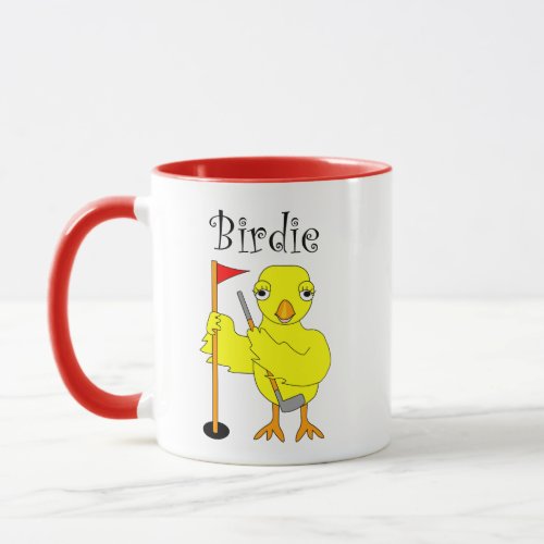 Birdie Golfer Chick Mug
