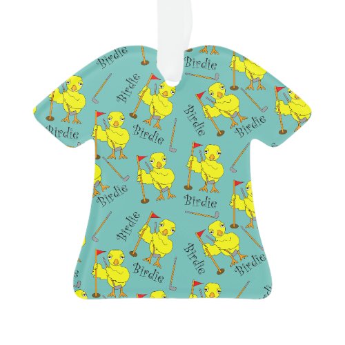 Birdie Golfer Chick Ornament