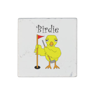 Birdie Golfer Stone Magnet