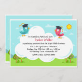 Birdie Graduation Invitation (Front/Back)