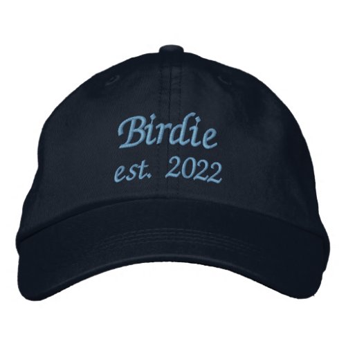 Birdie Hat _ Baby Blue Stitching