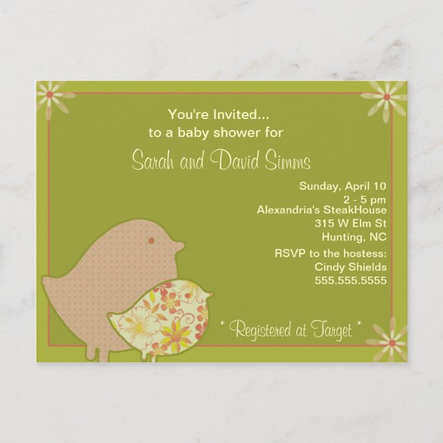 Birdie Invites (Front)