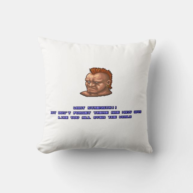 Birdie KO'ed 2 Throw Pillow (Front)