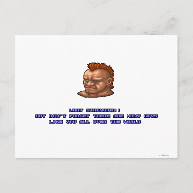 Birdie KO'ed Postcard (Front)