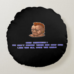 Birdie KO'ed Round Pillow