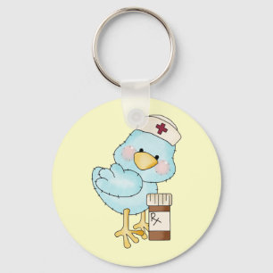 Birdie Nurse Keychain