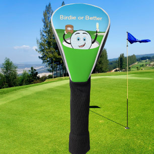 Birdie or Better Golf Ball Celebrating Hole in One Head Cover